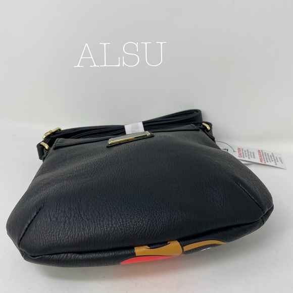 Disney Loungefly Women's Mouse Timothy Dumbo Crossbody Bag Black Faux Leather - Picture 3 of 8